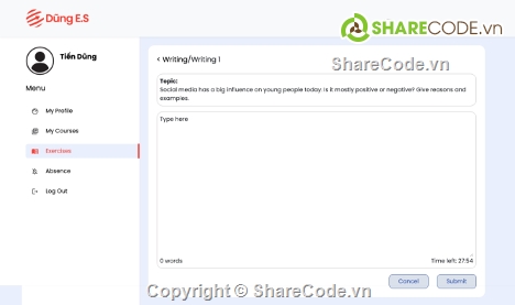 Source code quản lý học viên,Web quản lý học viên,Web quản lý sinh viên,Code quản lý học viên trung tâm ngoại ngữ